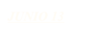 JUNIO 13